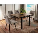 Стол обеденный SIGNAL GD082 орех винтажный/черный мат 80-131/80